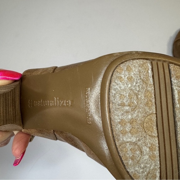 Naturalizer Caged Heeled Sandals Sz 8
Brown Strappy Comfort Dressy Boho heels - Picture 10 of 10